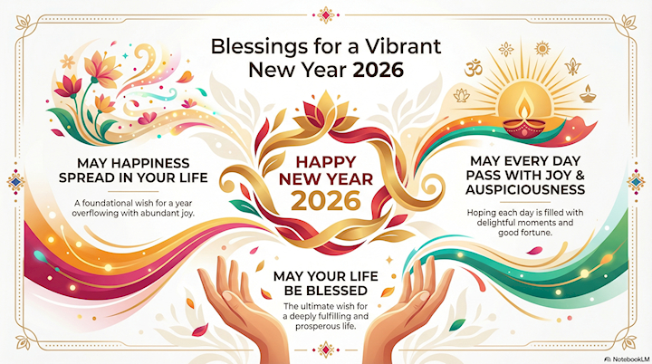 New Year 2026 Wishes in Gujarati – Best SMS, Status & HD Images